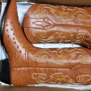 Authentic Handmade Fashion Boots Which Are 100% Mexican Made    Size 11